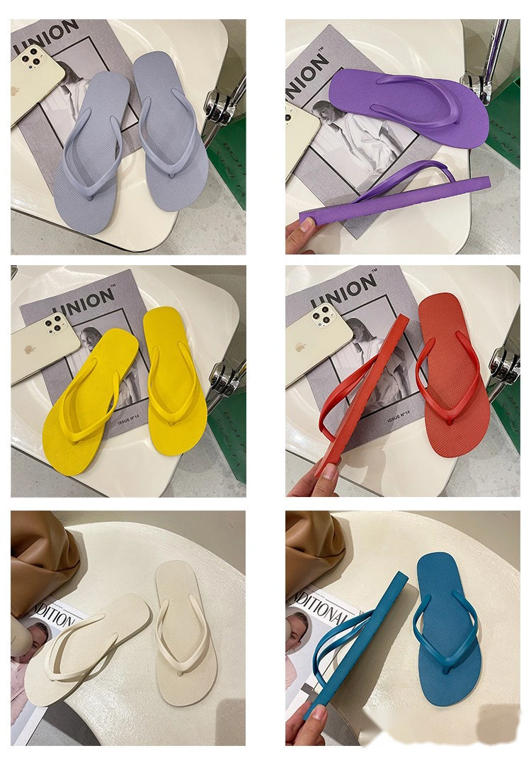 Custom flip-flops women sandals and slippers home outdoor wear fashion non-slip beach wear shoes. detail