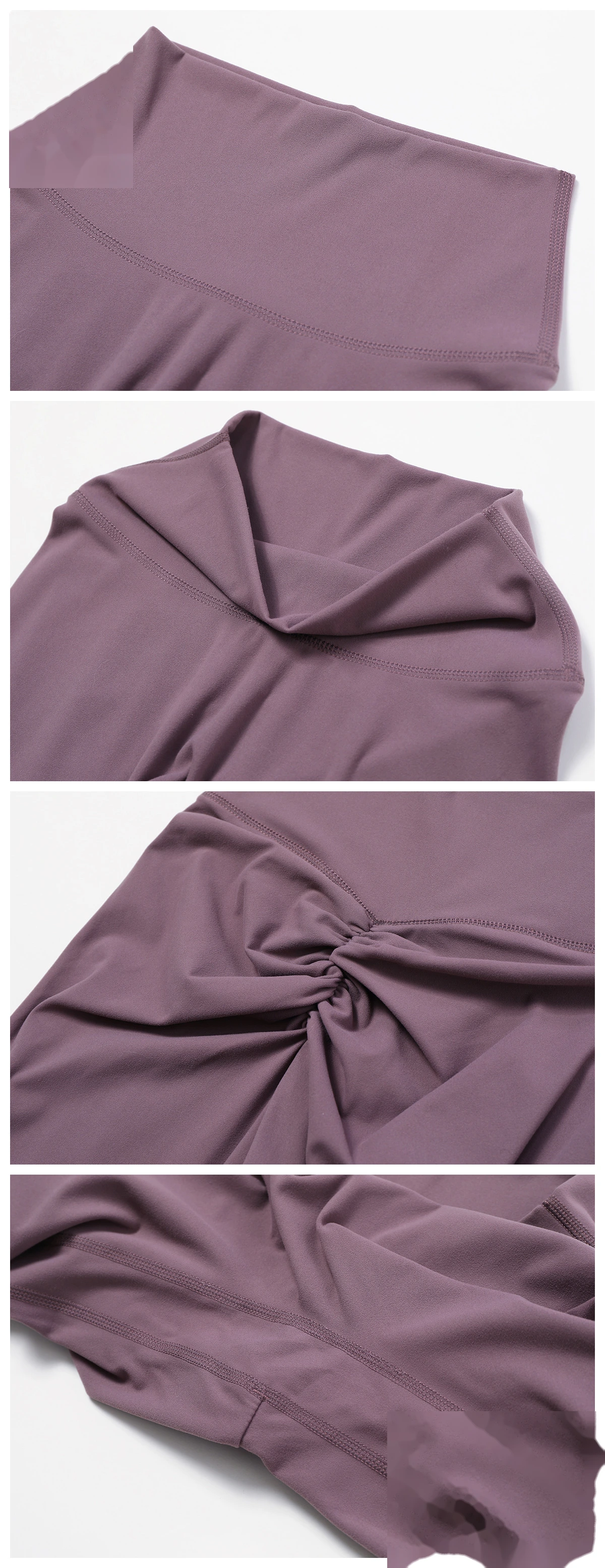 Customized yoga pants sanding, abdomen lifting and hip lifting, high waist wearing running and fitness pants. detail