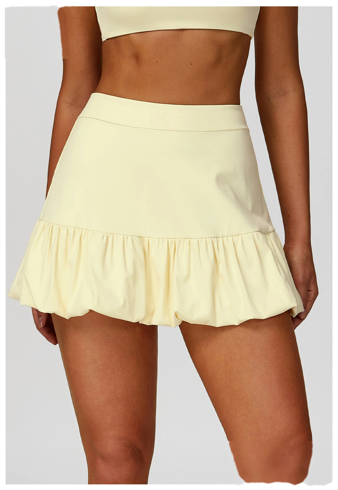 Fake two-piece short skirt Quick-drying breathable anti-exposure tennis skirt Leisure fitness running skirt detail