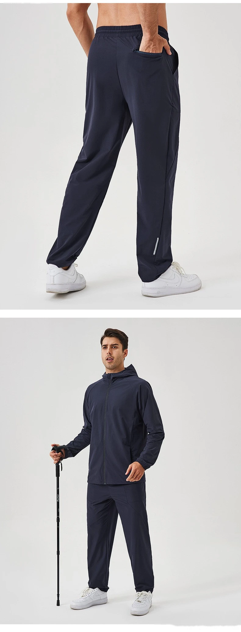 Customized men's outdoor breathable quick-drying loose leisure sports pants hiking hiking pants From China detail