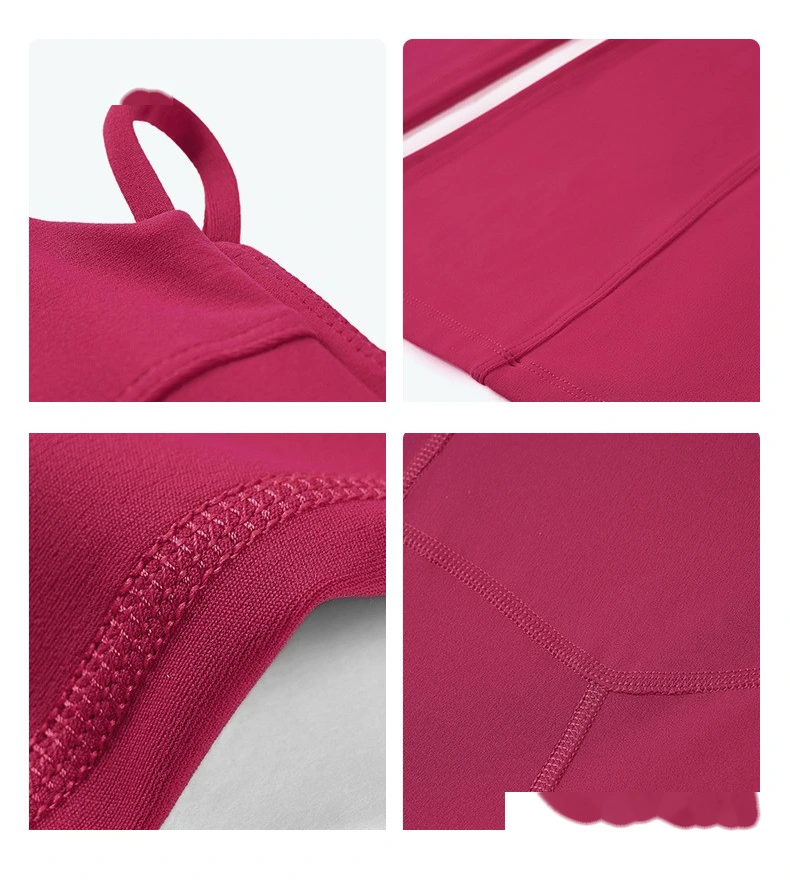 Slim hip micro-pull yoga pants sexy flared pants straight leg high elastic fitness pants detail