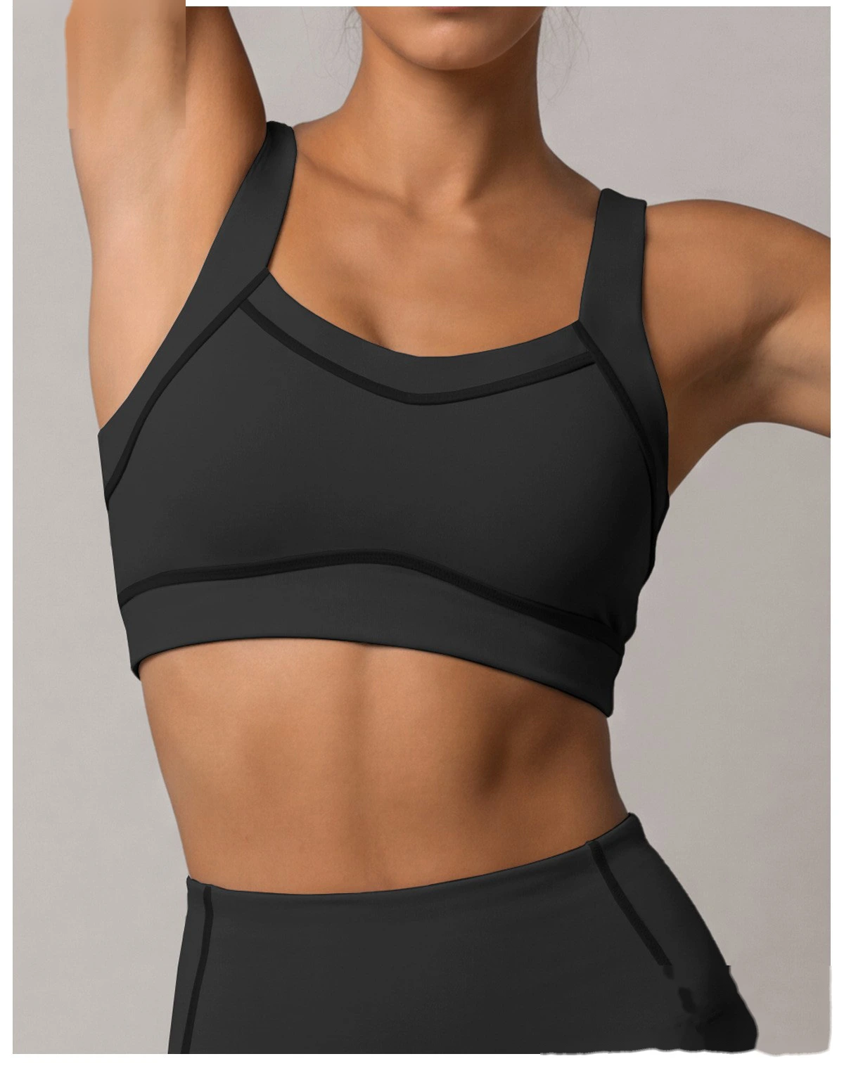 High Elastic Push Up Sports Vest, Shockproof Workout Bra for Yoga Running Daily Outdoor Wear detail