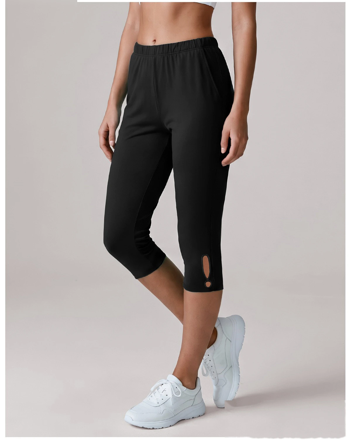 Women 7/8 Length High Rise Fitness Leggings, Compression Slimming Outdoor Sports Yoga Pants Custom Available detail