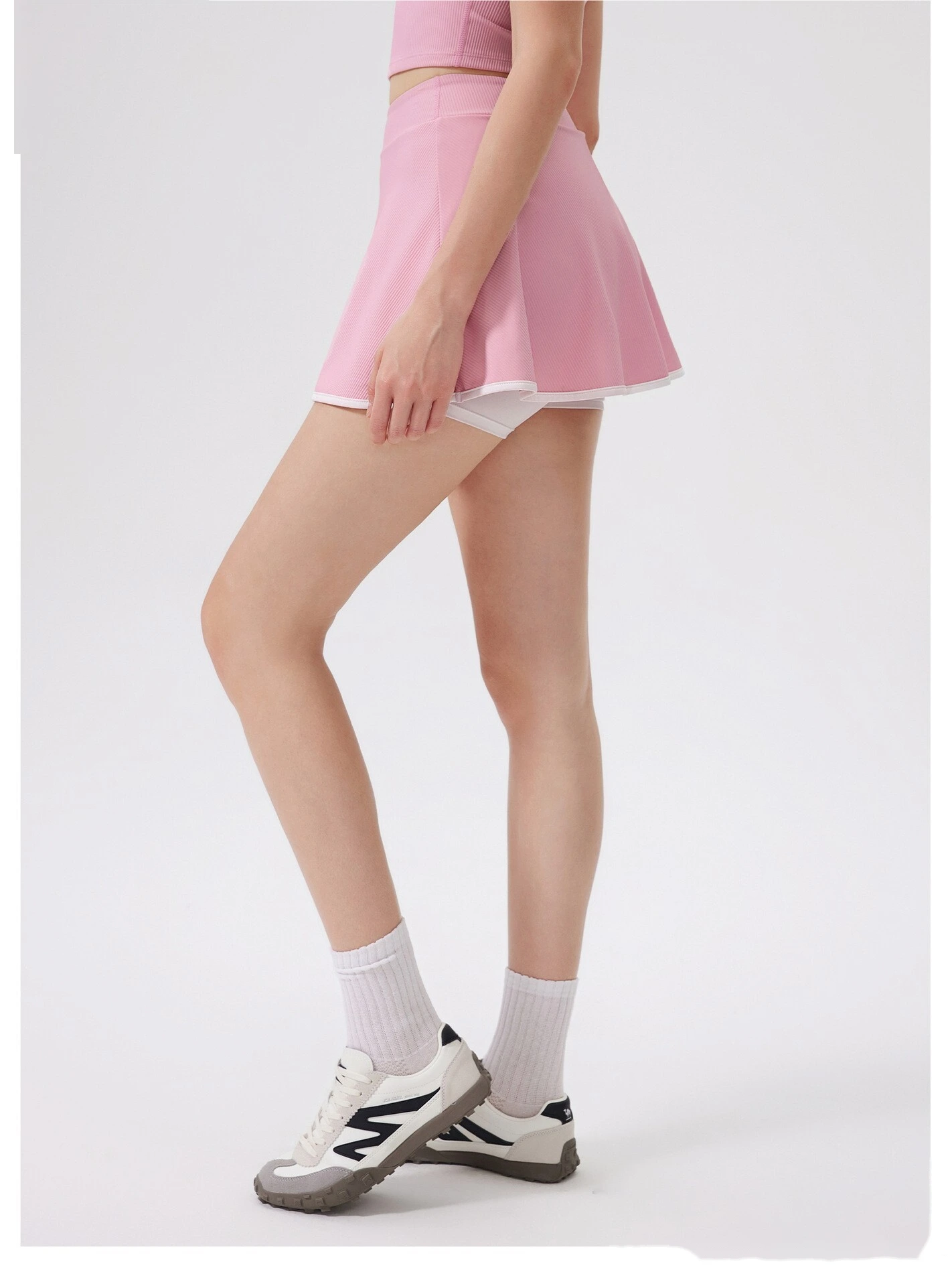 Customized quick-drying sports short skirt sports fitness yoga A-shaped short skirt sports tennis skirt detail