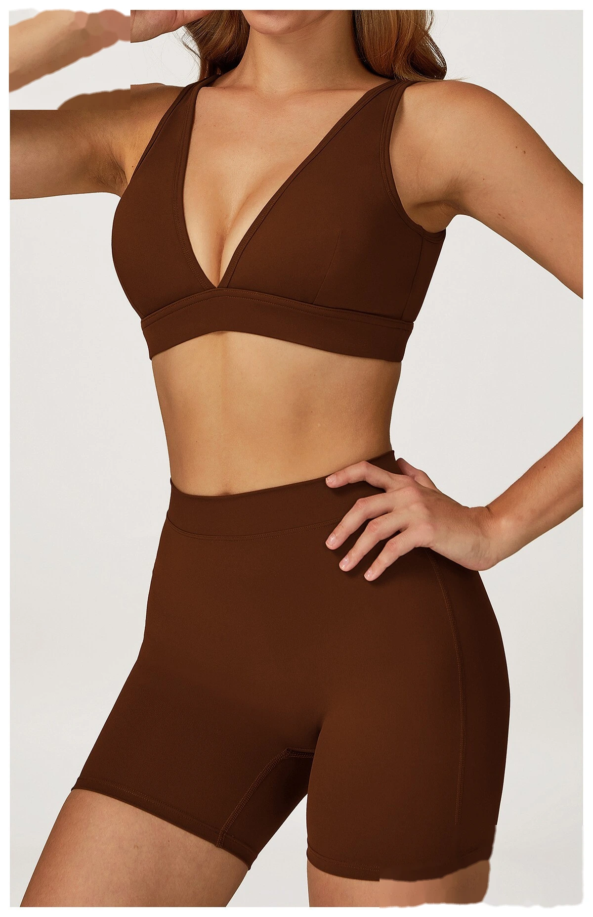 Customized yoga bra generous beauty back quick-drying exercise running fitness underwear. detail