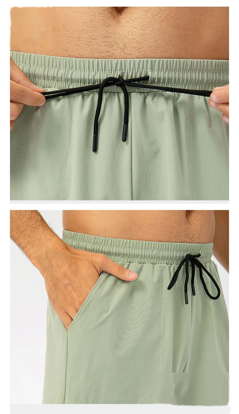 Customized men's summer loose running fitness shorts light and breathable quick-drying leisure sports pants. detail