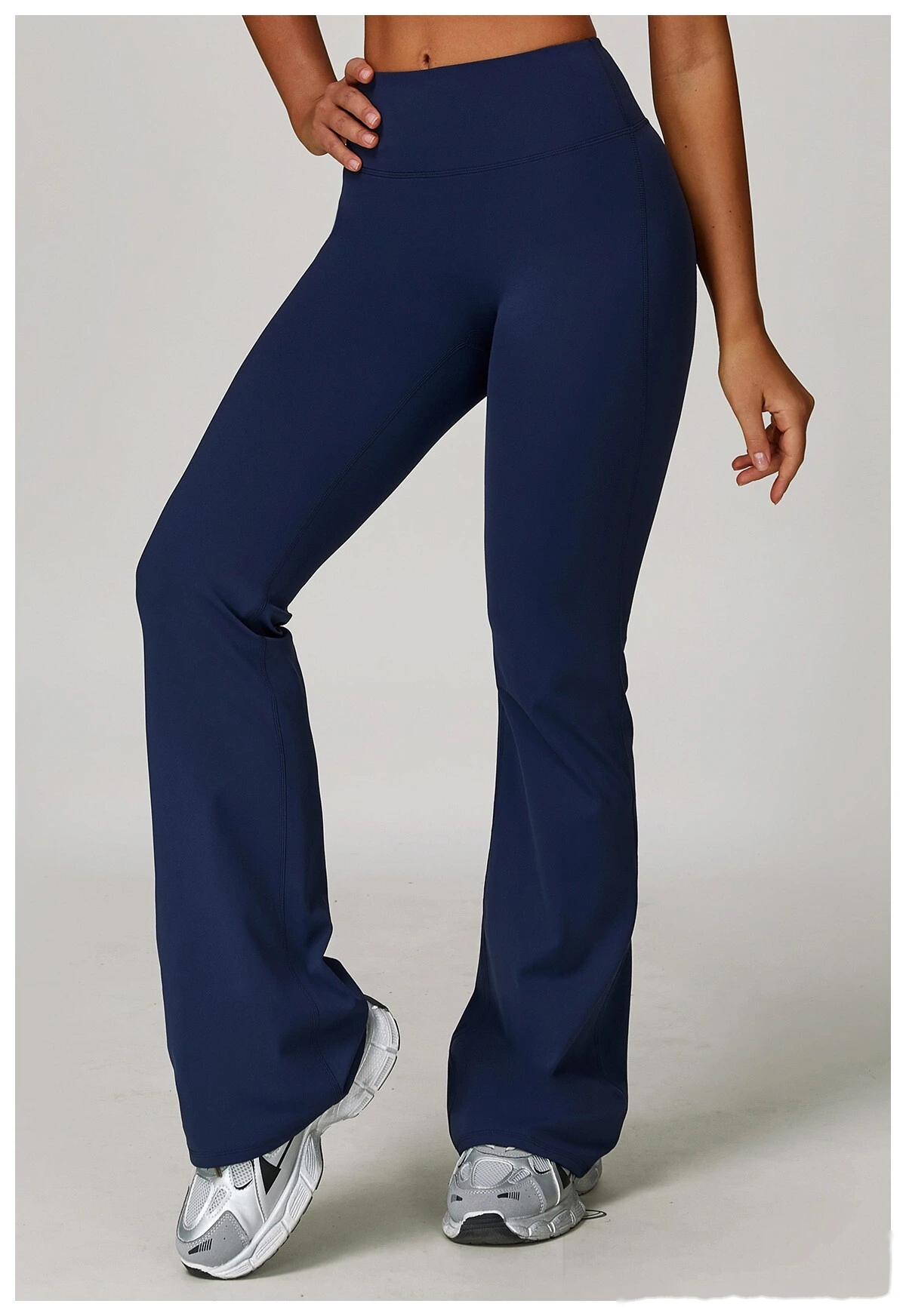 Custom-made ladies' comfortable, high-elastic, abdomen-lifting, hip-lifting, yoga pants and dance pants detail