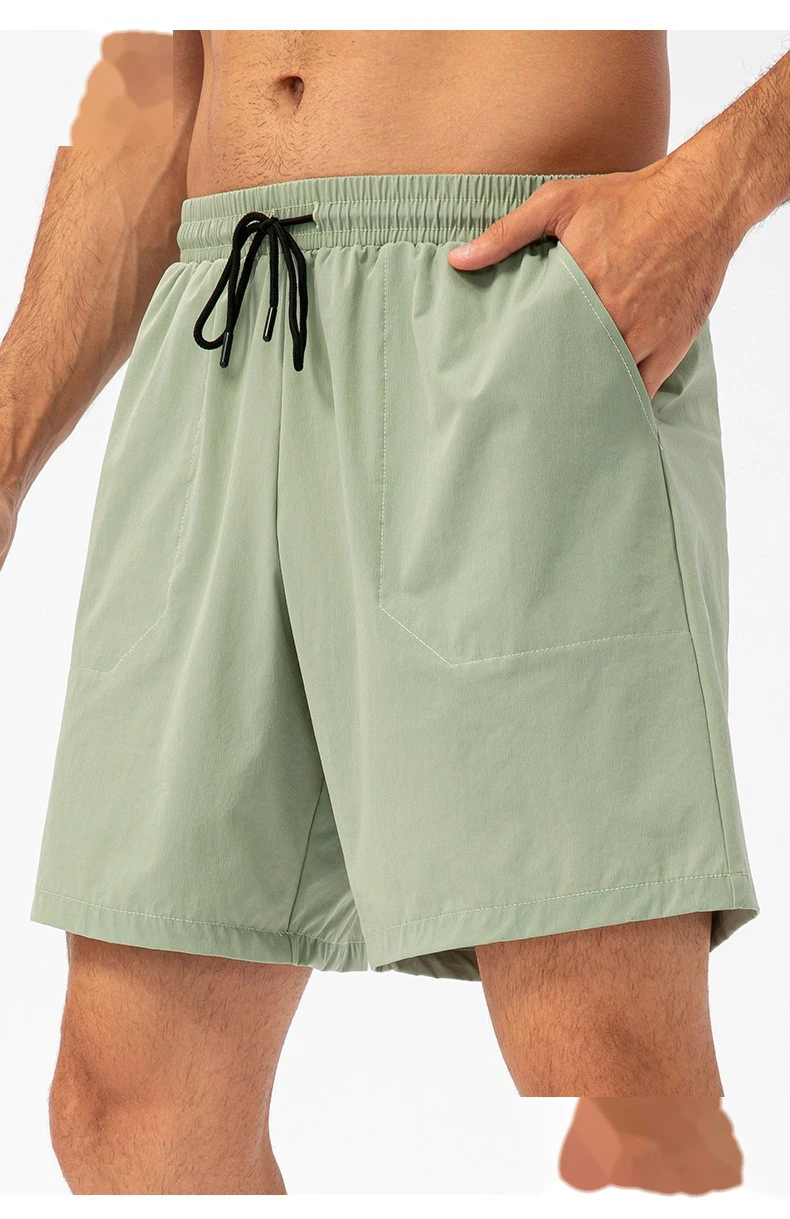 Customized men's summer loose running fitness shorts light and breathable quick-drying leisure sports pants. detail