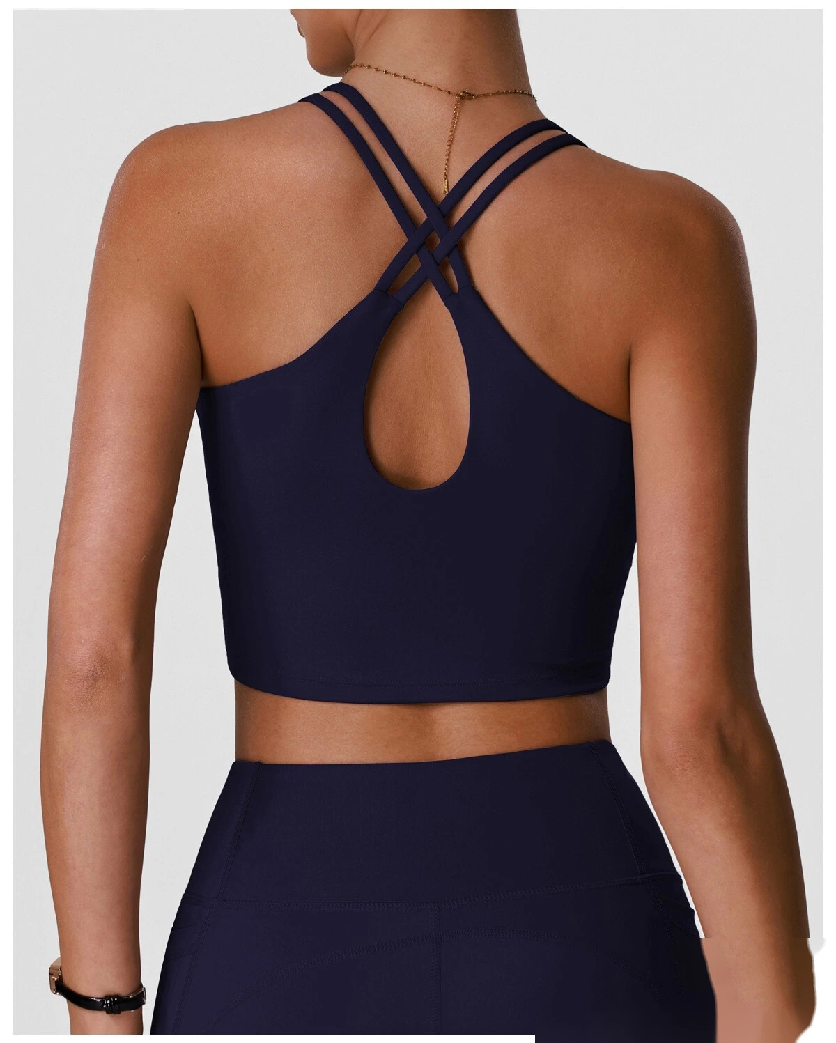 Women’s Beauty Back Shockproof Sports Bra with Pads Custom Fitness Gym Workout Running Underwear detail