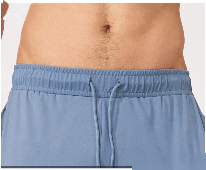 Men’s Loose Athletic Long Pants Breathable Quick Dry Fitness Running Pants with Slant Pockets Outdoor Sportswear detail
