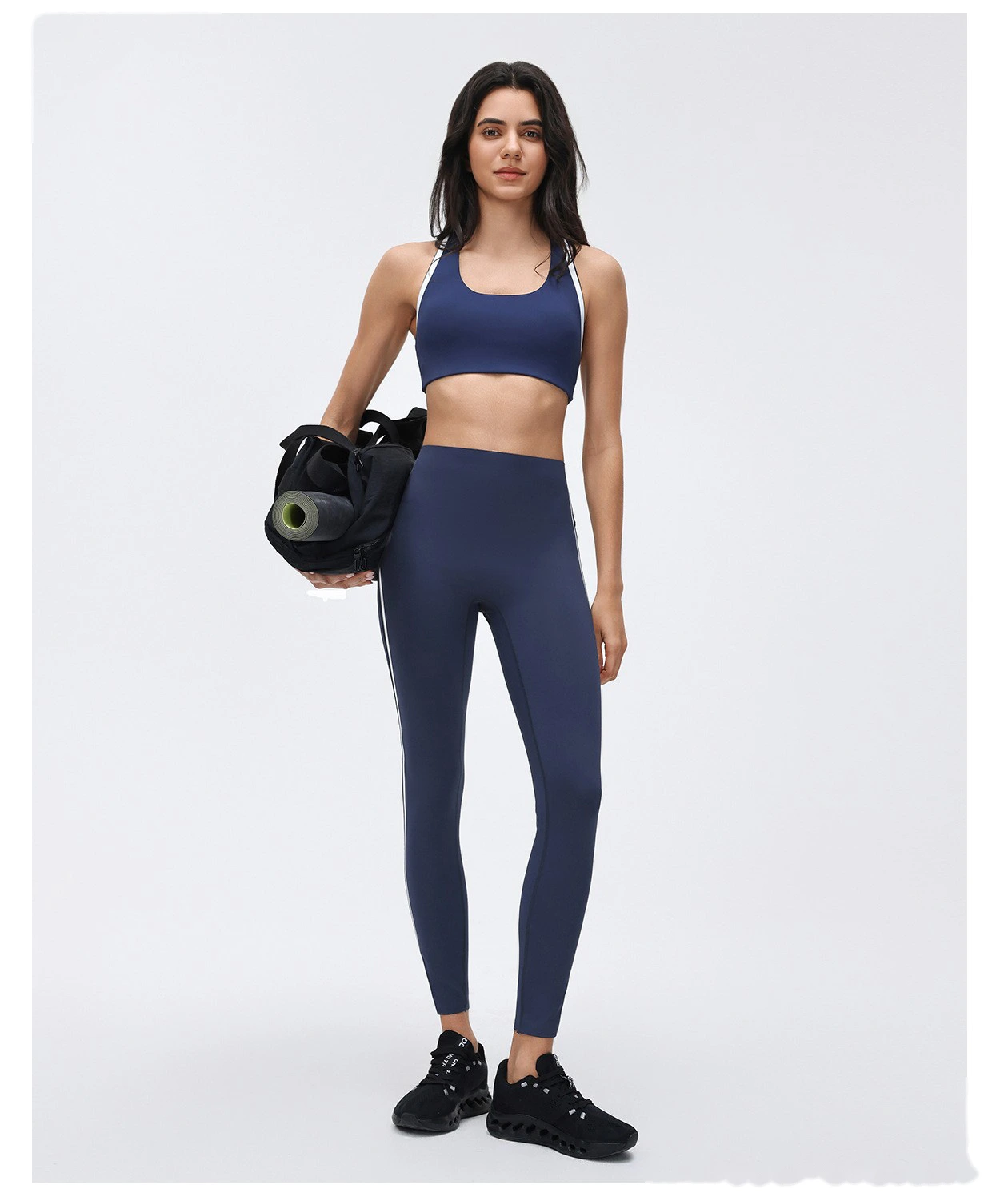 Custom High-Waisted Yoga Leggings - T-Line Free Nude Feel Butt-Lifting Tummy Control Activewear detail