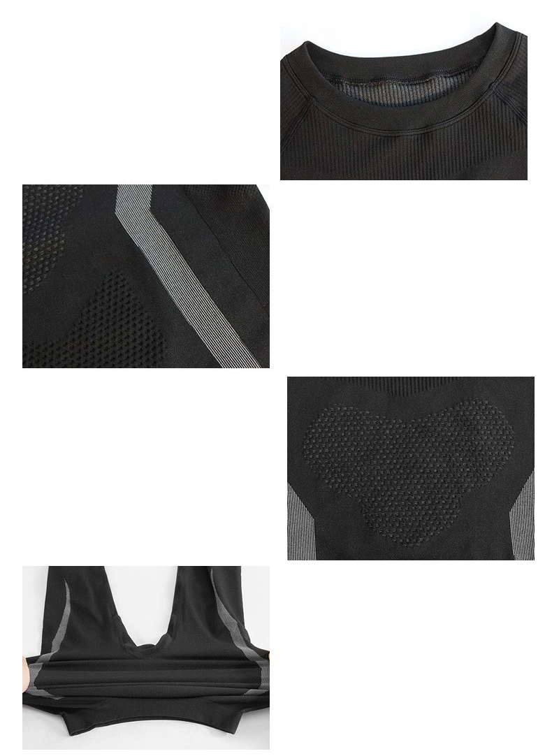 Custom ski thermal underwear for men and women bottoming tights riding outdoor sports tights set. detail