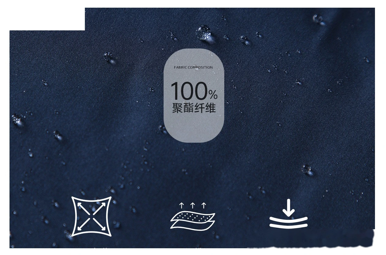 Custom windproof and warm hooded down vest jacket for women in winter. detail