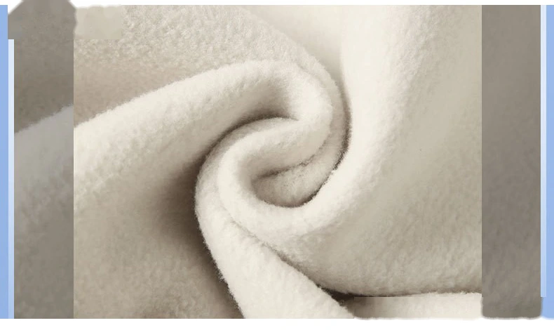 Custom-made semi-zipper high stand-up collar pullover sweater for women's warm fleece thickening in autumn and winter detail