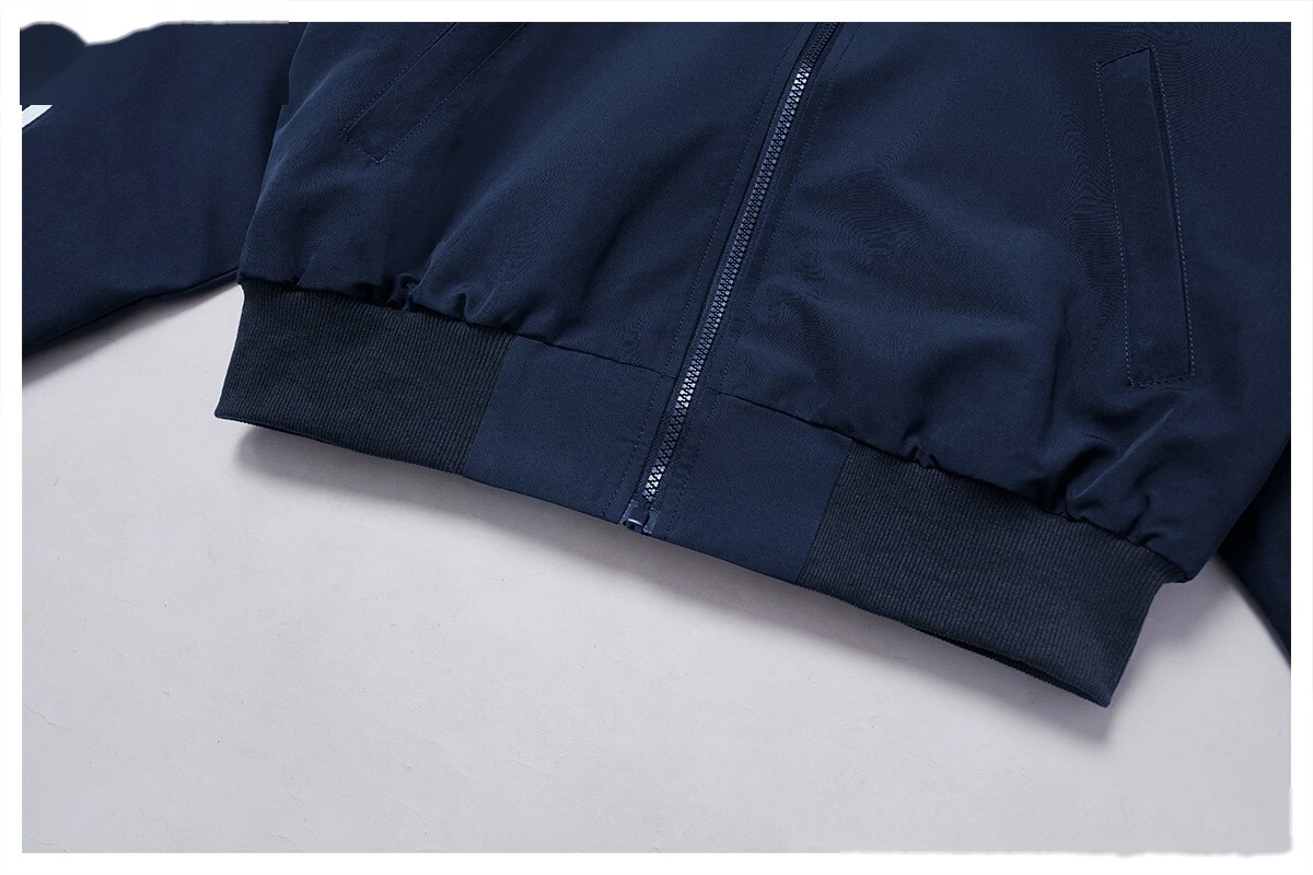 Customized cotton-padded jacket coat pocket zipper warm sports coat outdoor mountaineering running coat detail