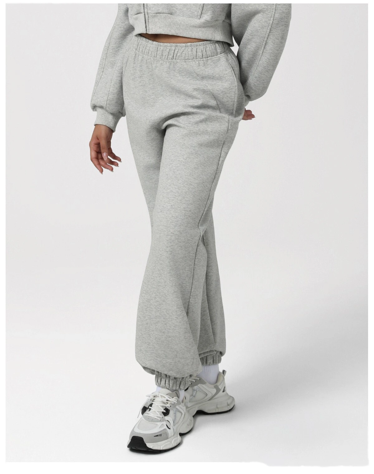 Custom New Style Casual Cuffed Pants - Loose, Slim-Fitting with Pockets for Sports & Fitness detail