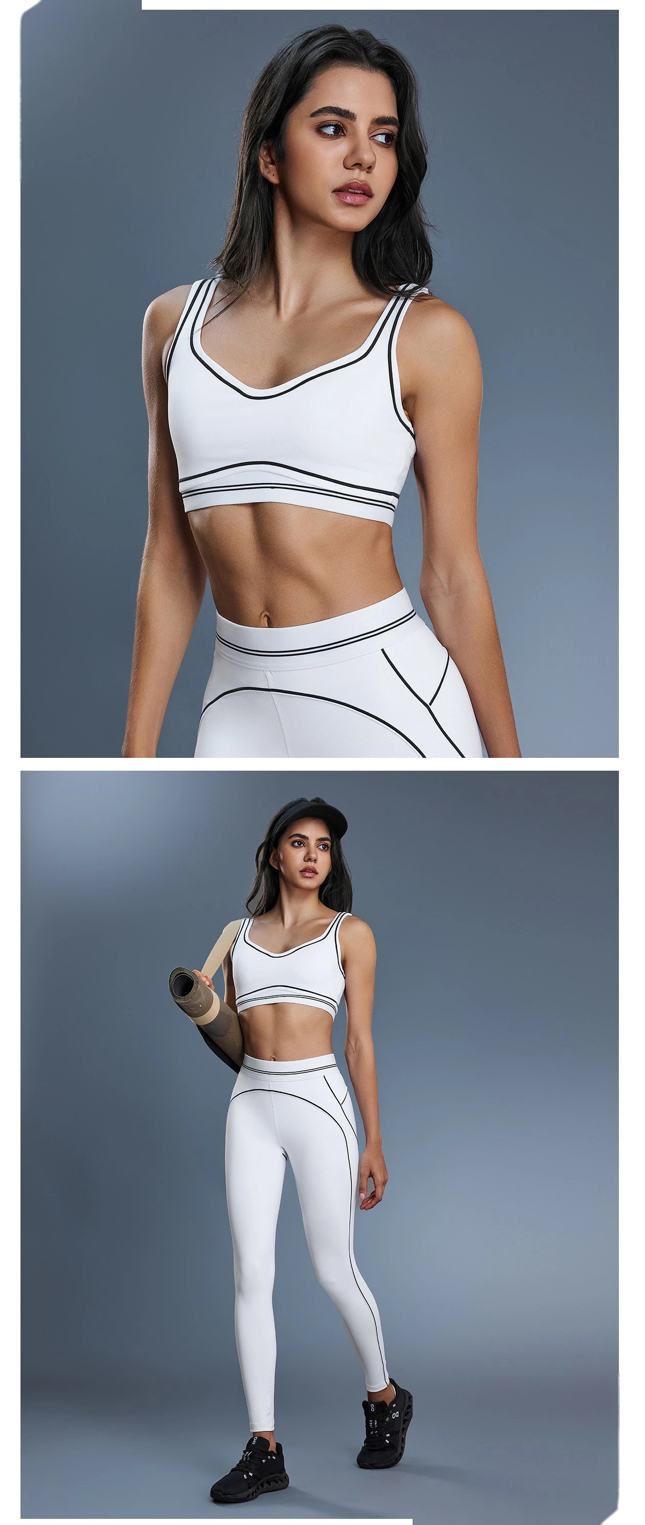 Custom High-Support Sports Bra for Women - Back-Flattering, Skin-Like Softness, Ideal for Fitness & Yoga detail