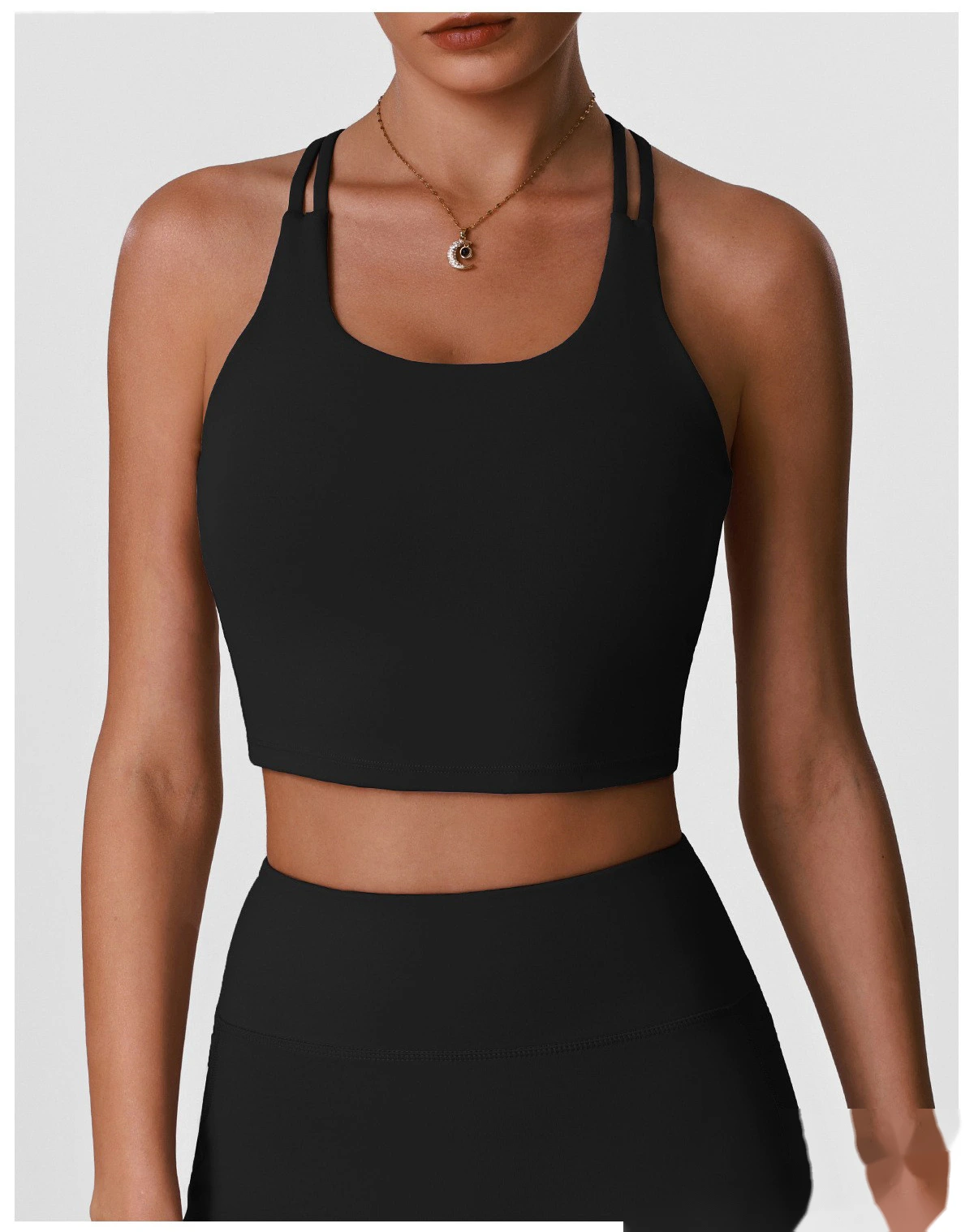 Women’s Beauty Back Shockproof Sports Bra with Pads Custom Fitness Gym Workout Running Underwear detail