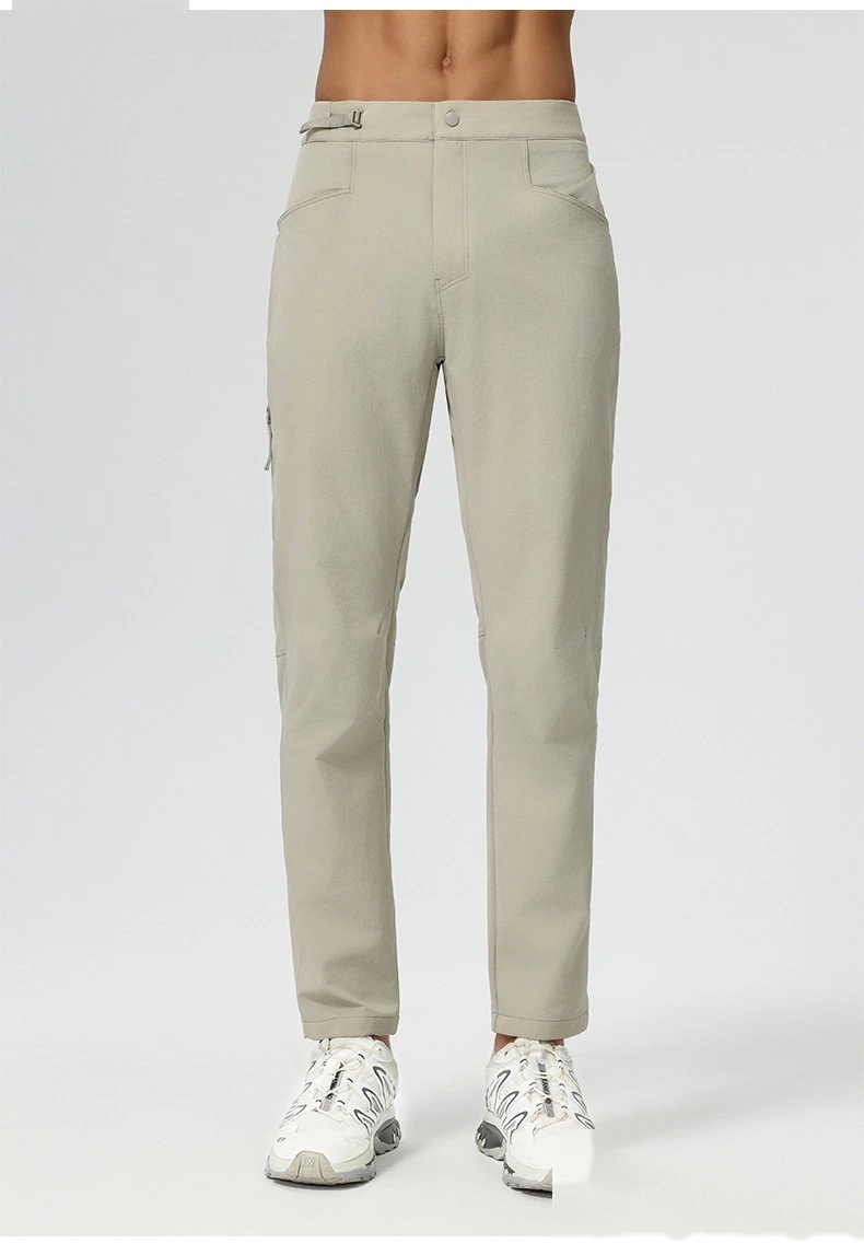 Men's ultra-light windproof pants outdoor running quick-drying exercise self-cultivation functional pants detail