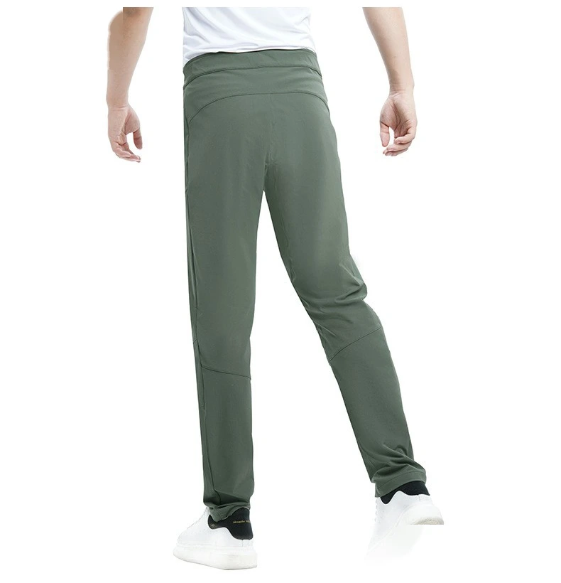 Customized outdoor mountaineering quick-drying pants men's woven casual plus-size sports running pants detail
