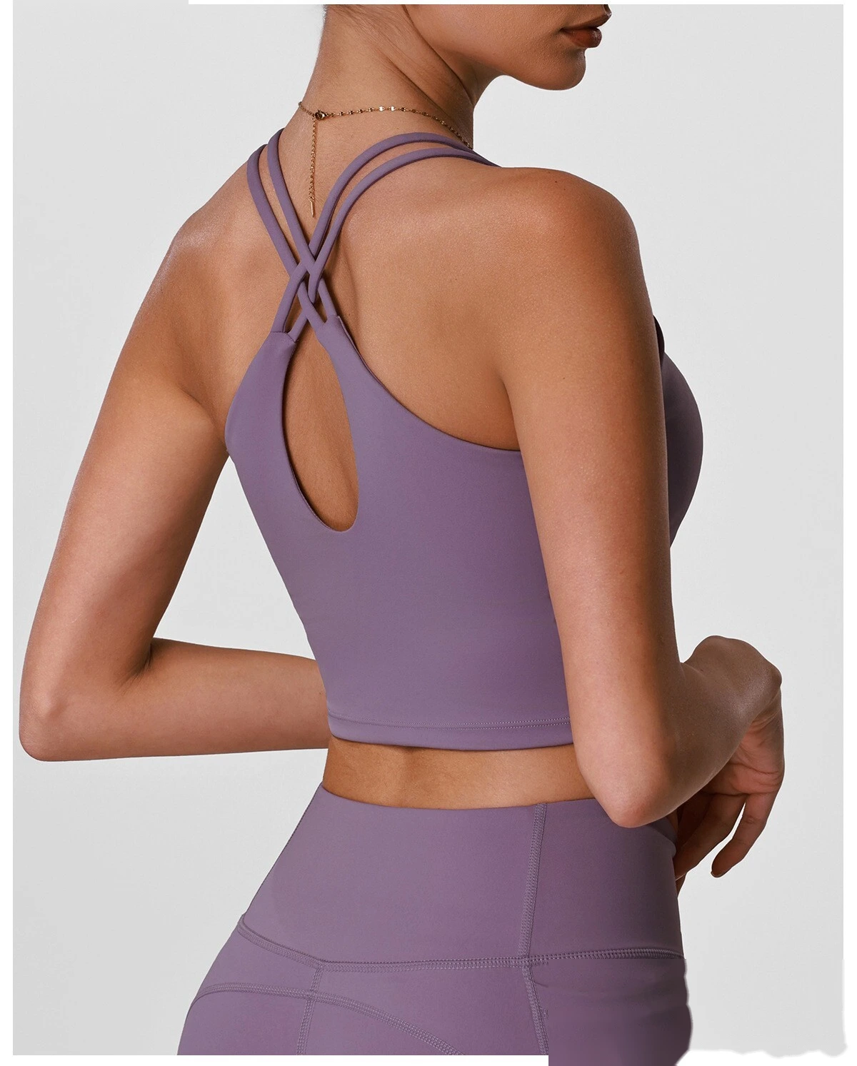 Women’s Beauty Back Shockproof Sports Bra with Pads Custom Fitness Gym Workout Running Underwear detail