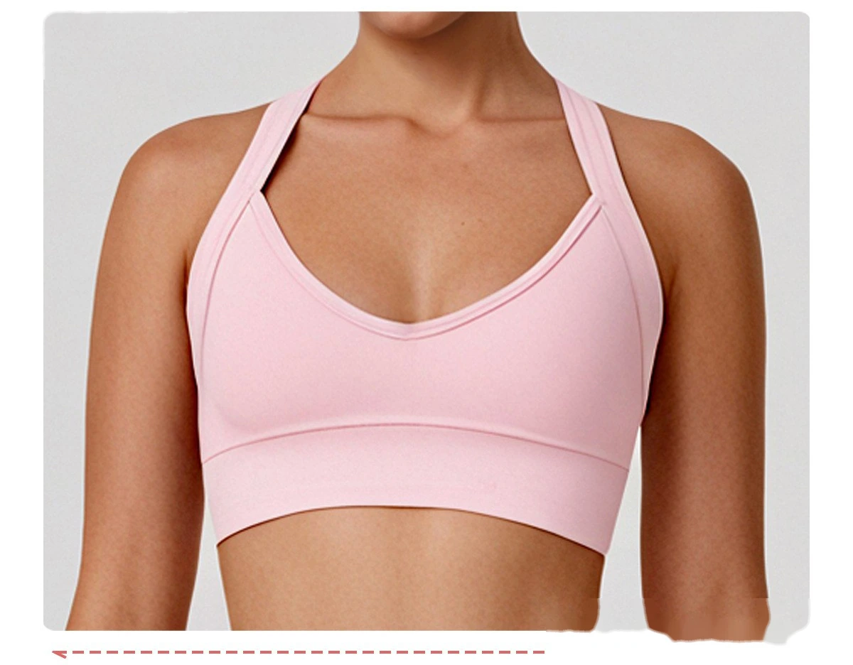 Custom Nude-Feel Yoga Set - Women's Push-Up Sports Bra & High-Waisted Butt-Lifting Slimming Leggings detail