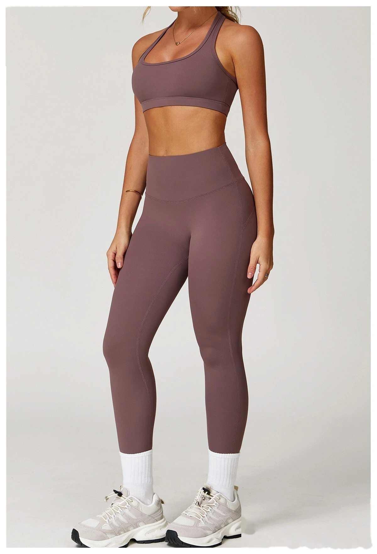 Customized beauty back yoga bra quick-drying sports bra running fitness bra detail