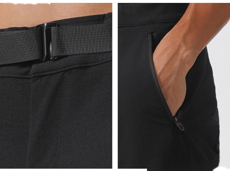 Customized quick-drying pants outdoor sports spring and autumn pants men's fitness running casual pants detail