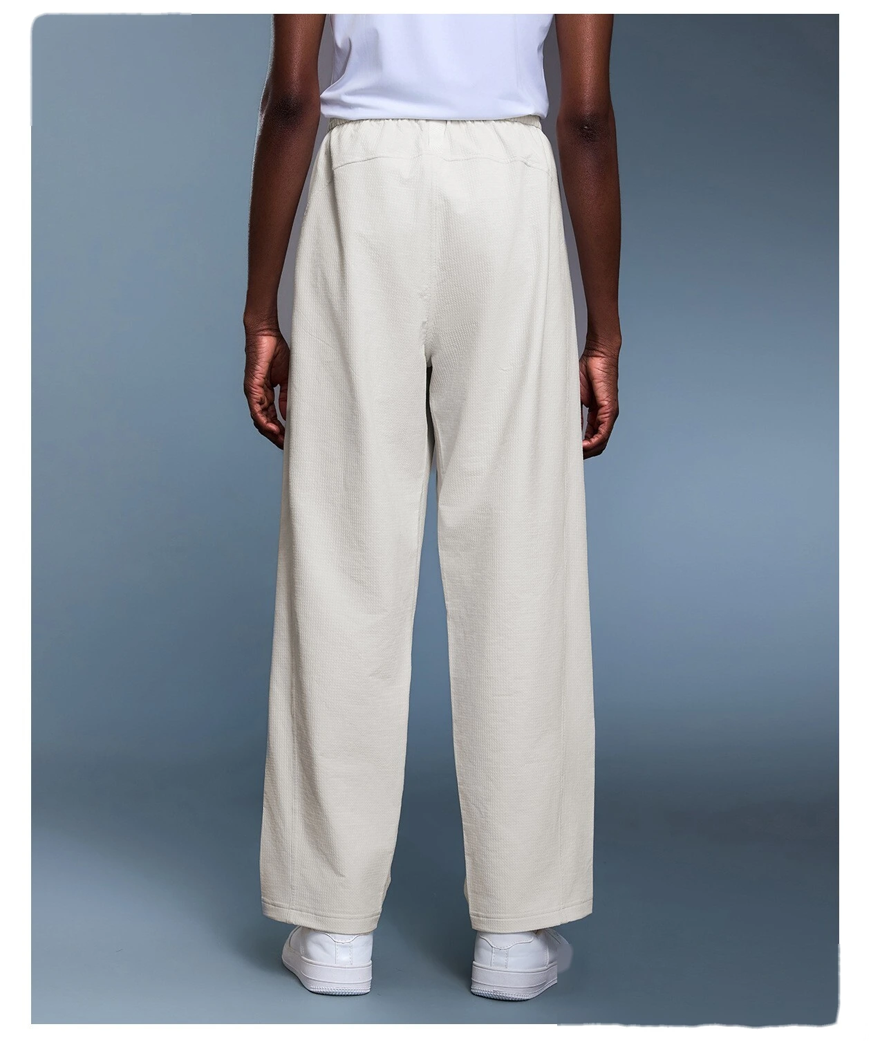 Custom autumn and winter warm casual pants loose straight pants Joker sports pants women detail