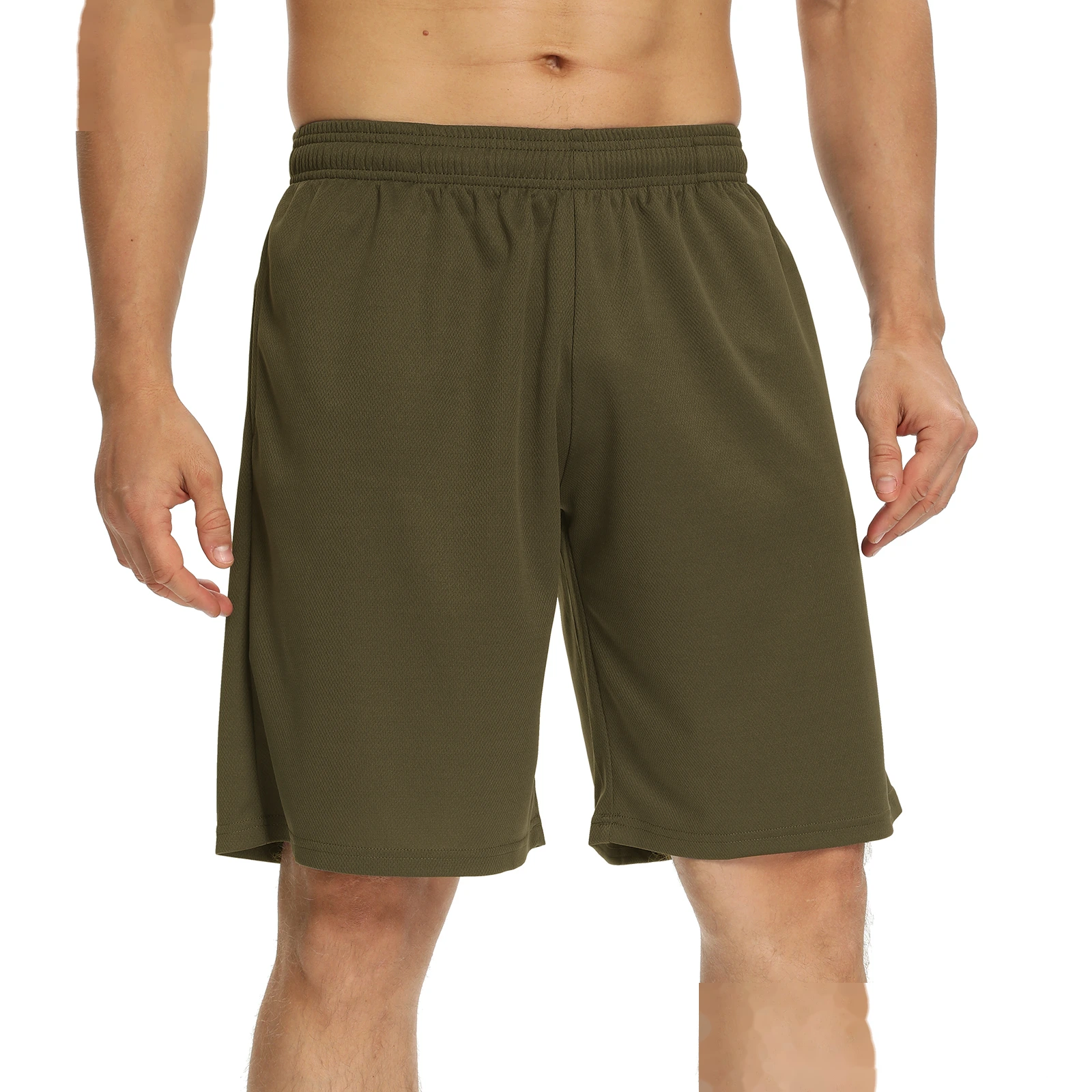Summer outdoor moisture-absorbing breathable leisure thin loose fitness training quick-drying running shorts men detail