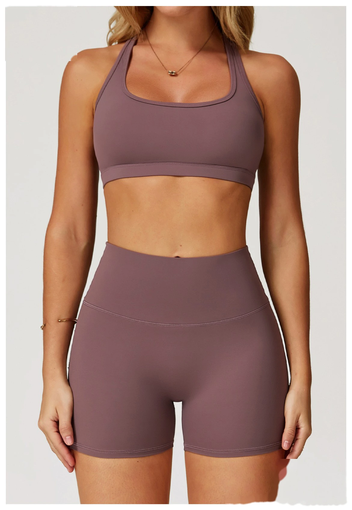 Customized beauty back yoga bra quick-drying sports bra running fitness bra detail