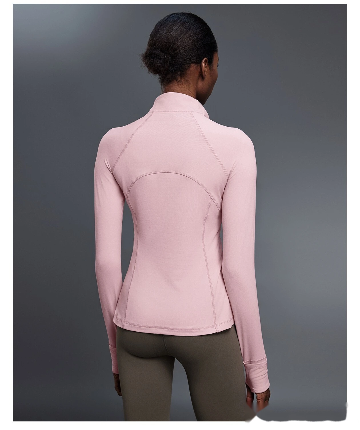 Customize autumn long-sleeved yoga clothes, slim fitness tops and running T-shirts. detail