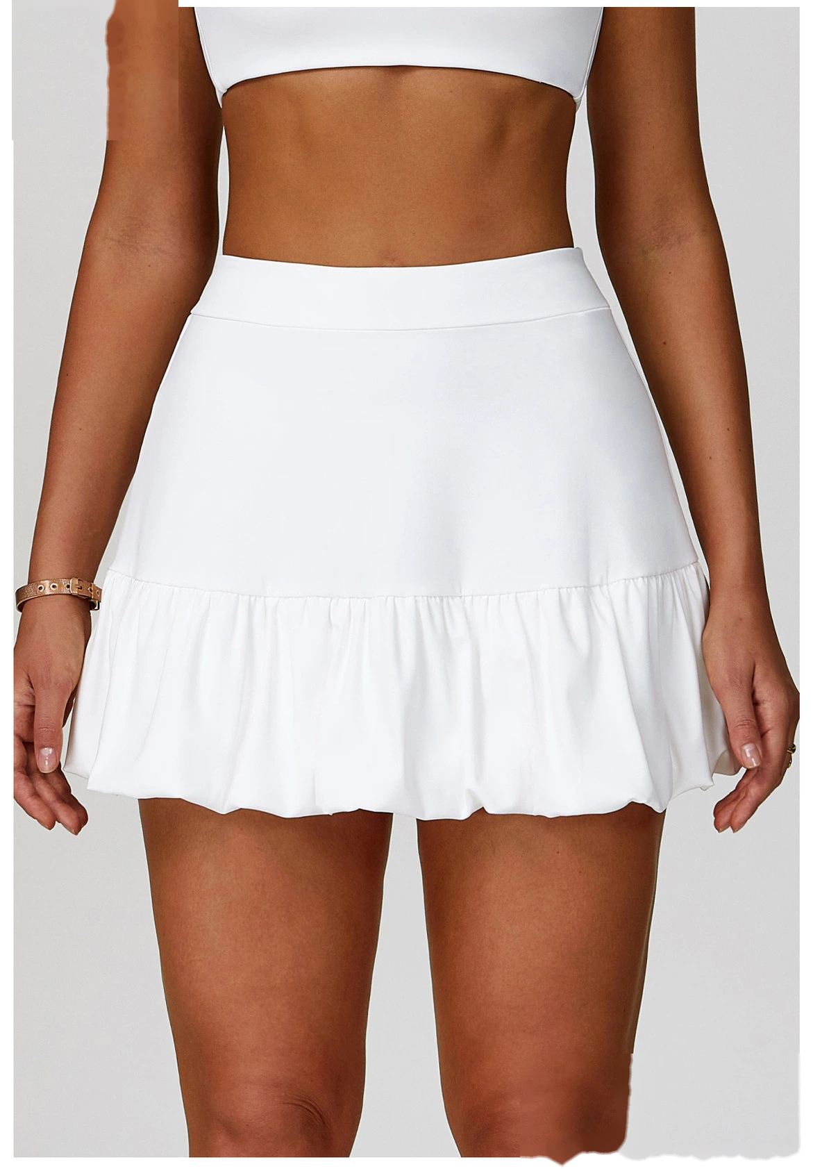 Fake two-piece short skirt Quick-drying breathable anti-exposure tennis skirt Leisure fitness running skirt detail