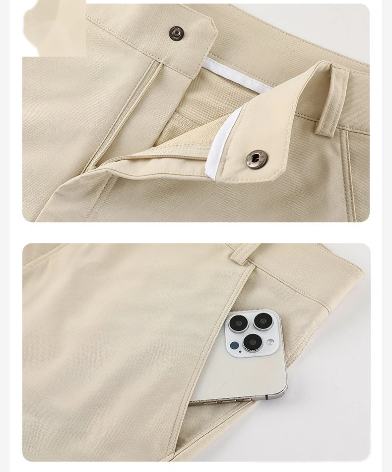 Men's summer loose casual shorts stretch waist five-point outdoor sports quick-drying pants detail
