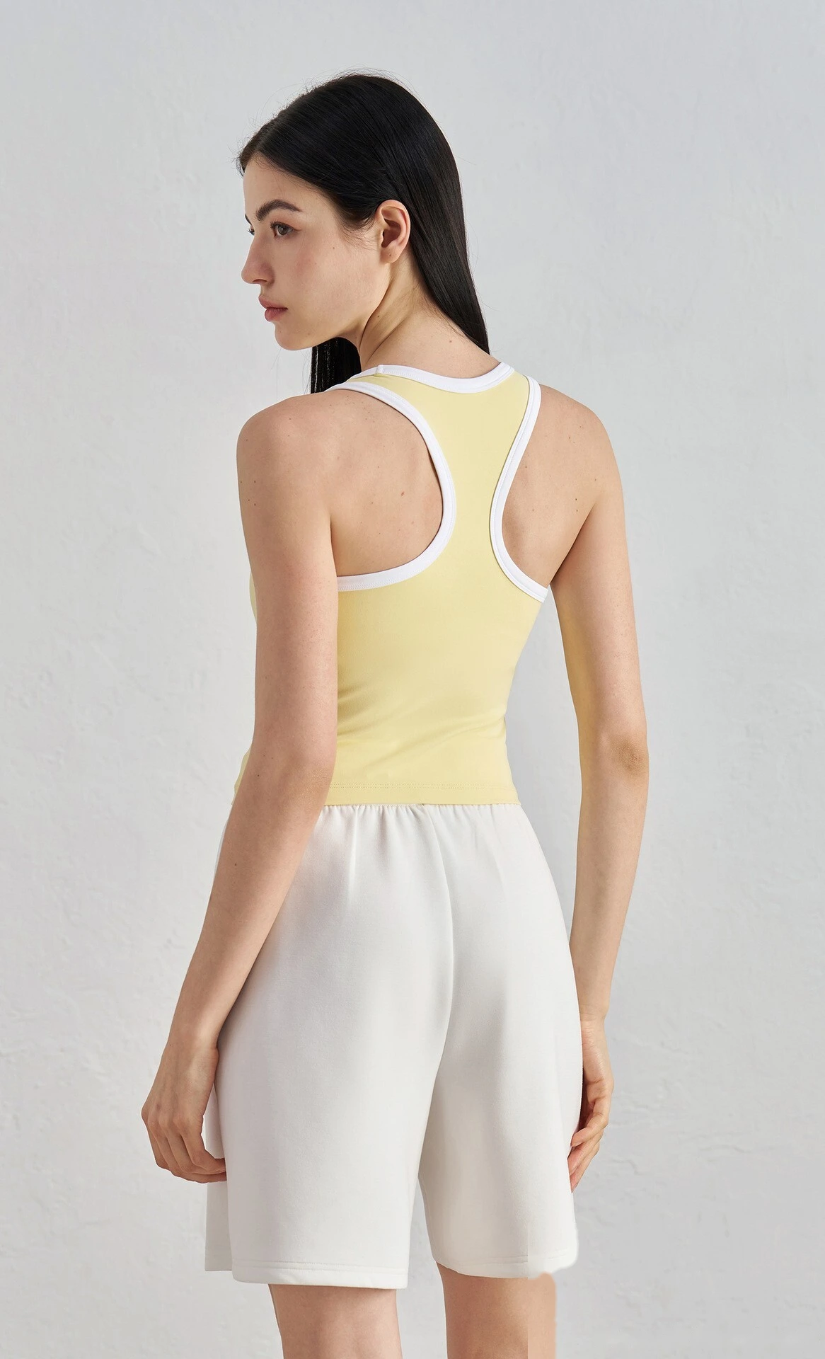Air layer running shorts loose casual fitness five-point shorts female fitness shorts detail