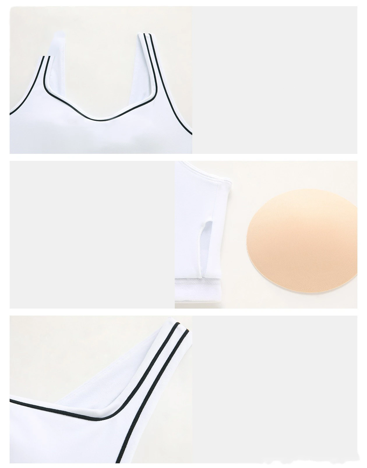 Custom High-Support Sports Bra for Women - Back-Flattering, Skin-Like Softness, Ideal for Fitness & Yoga detail