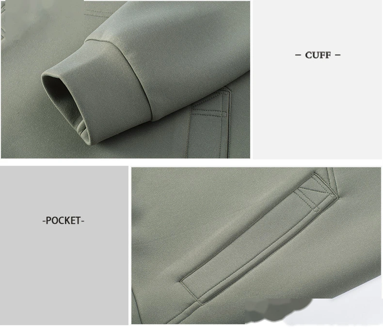 Fall/winter pullover sports hooded sweater solid color pocket loose long sleeve leisure trend air layer sweater detail