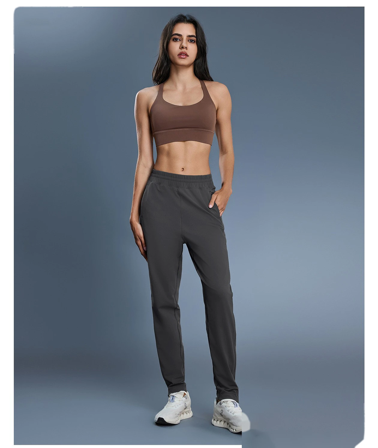 Custom Women's Casual Sport Pants | Thin Breathable, Zipper Cuffs, for Fitness & Running detail