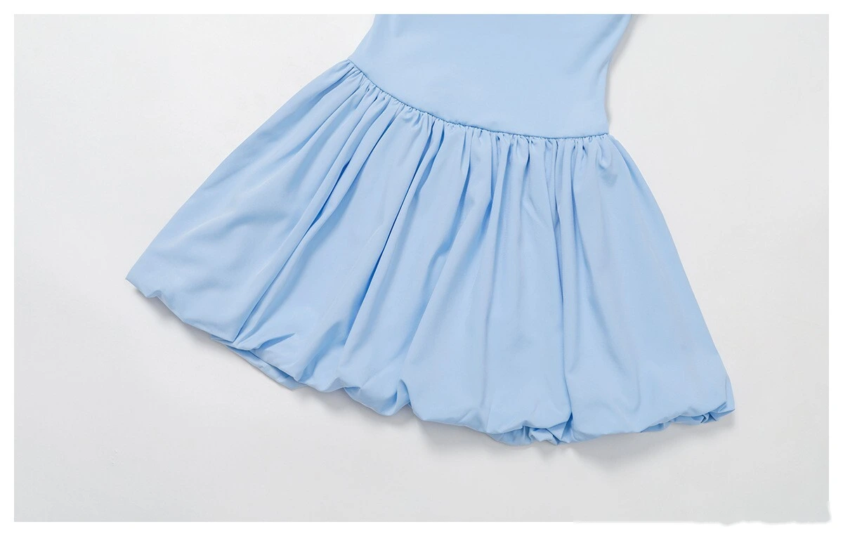 Customized cross-back tennis skirt anti-exposure sports skirt casual running sports dress detail