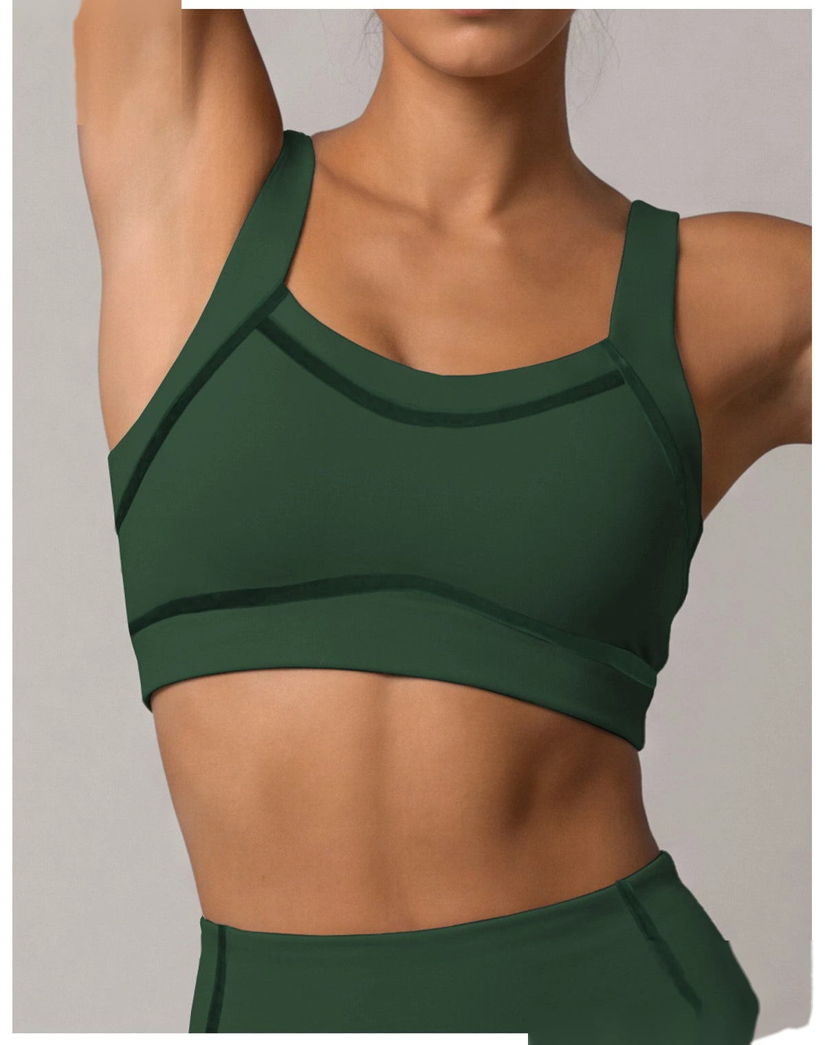 High Elastic Push Up Sports Vest, Shockproof Workout Bra for Yoga Running Daily Outdoor Wear detail