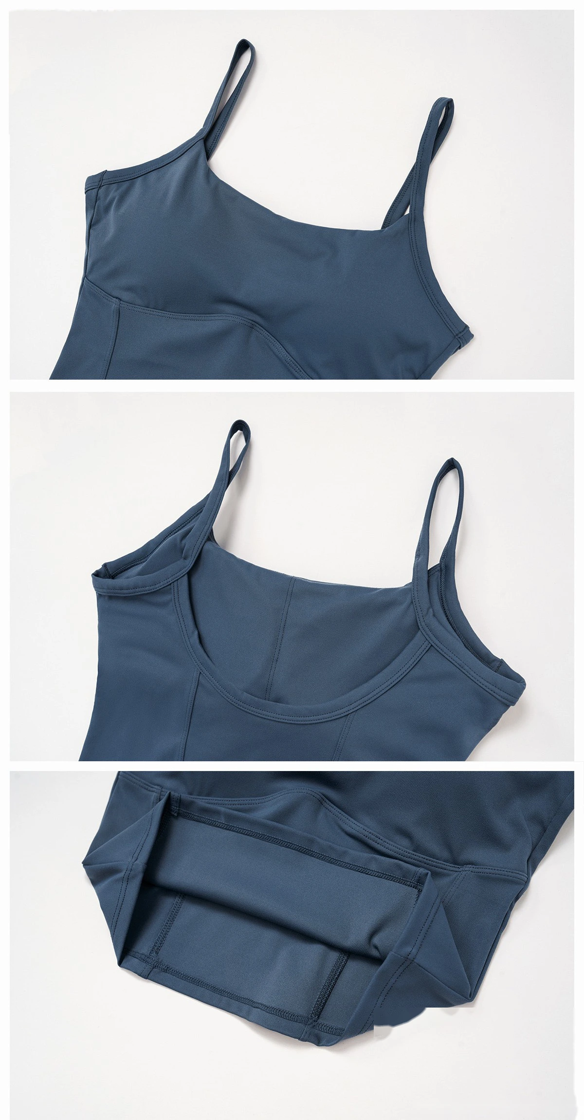 Customizable Yoga Vest for Women | Minimalist Style, Beauty Back Double Straps, Suitable for Sports & Running detail