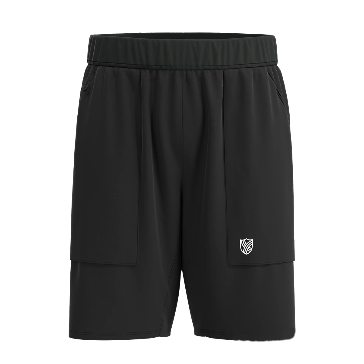 Men running shorts workout gym quick dry pants with zip pocket detail
