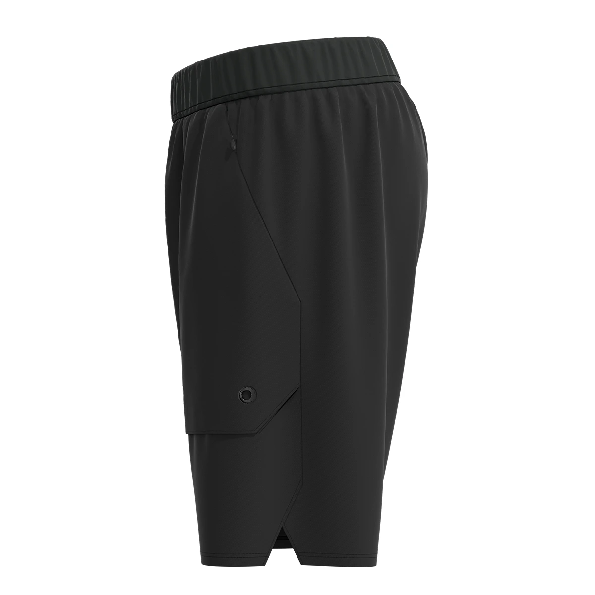 Men running shorts workout gym quick dry pants with zip pocket detail