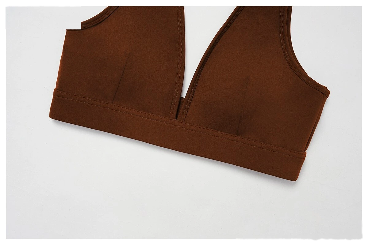 Customized yoga bra generous beauty back quick-drying exercise running fitness underwear. detail