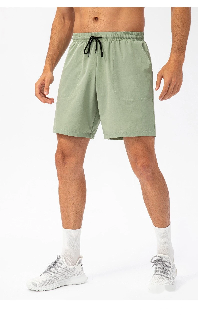 Customized men's summer loose running fitness shorts light and breathable quick-drying leisure sports pants. detail