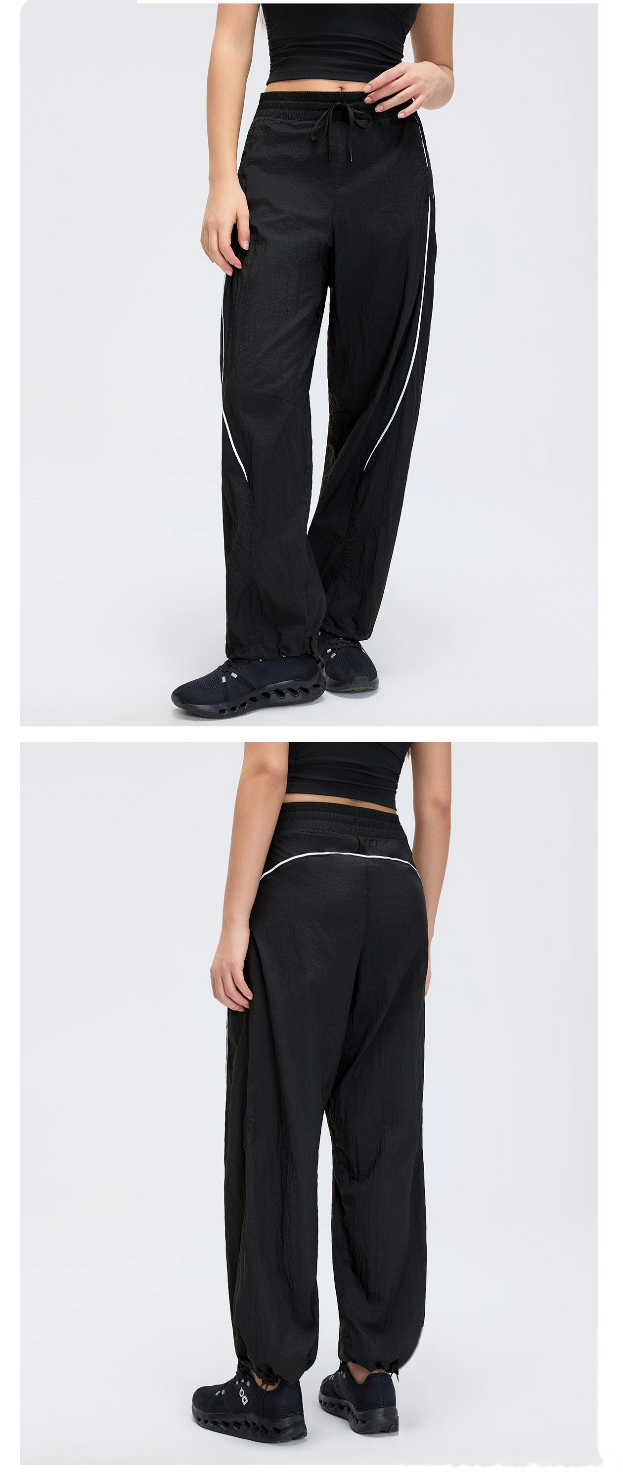 Custom Convertible Sweatpants - Women's Spring-Summer Loose Breathable Casual Sports Pants detail