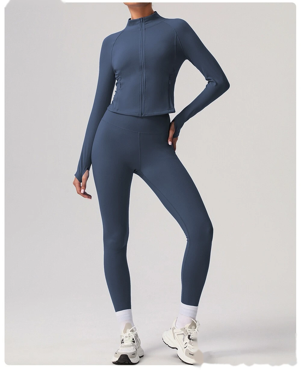 Quick-drying yoga pants, high waist and hips, tight-fitting exercise pants, running fitness pants detail
