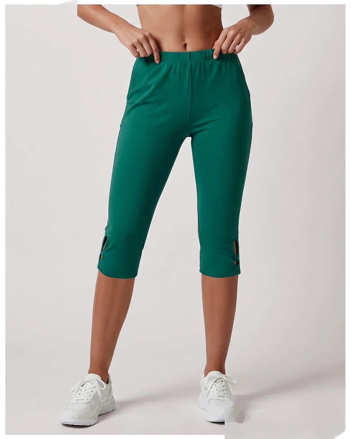 Women 7/8 Length High Rise Fitness Leggings, Compression Slimming Outdoor Sports Yoga Pants Custom Available detail