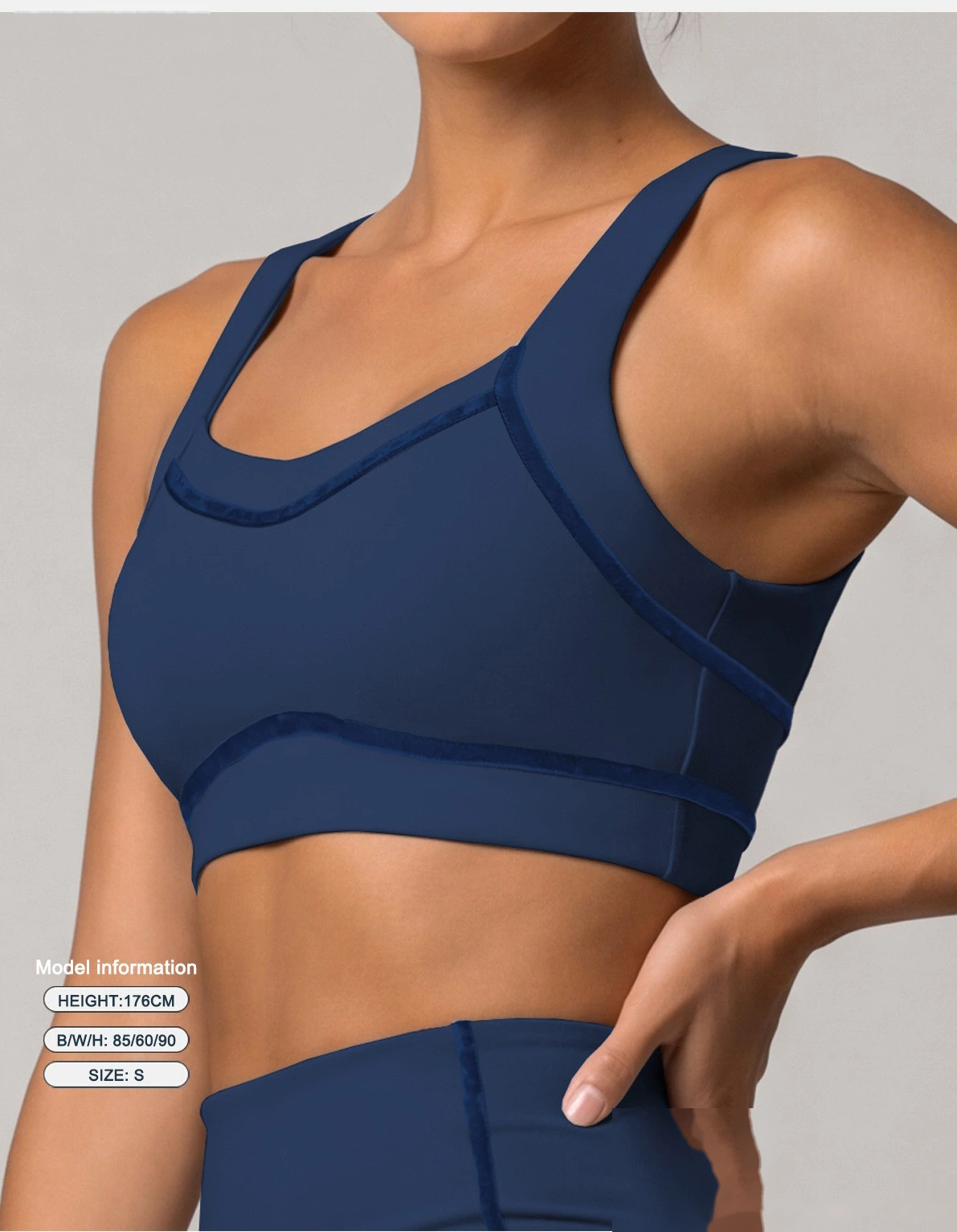 High Elastic Push Up Sports Vest, Shockproof Workout Bra for Yoga Running Daily Outdoor Wear detail