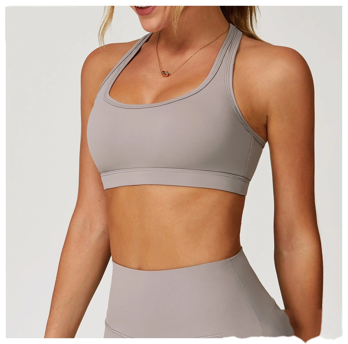 Customized beauty back yoga bra quick-drying sports bra running fitness bra detail